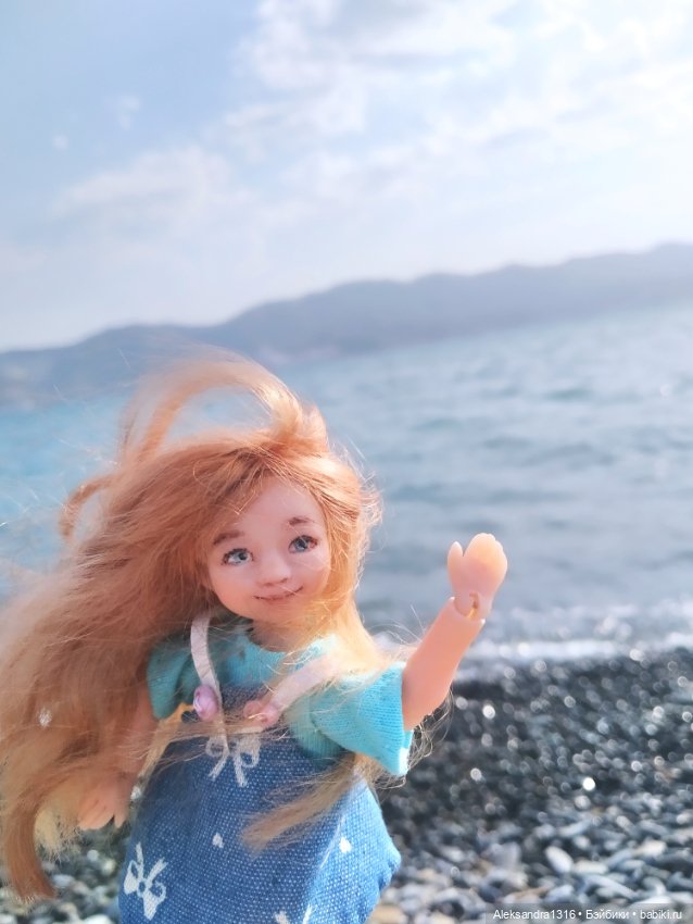 Мила и море🌊 — Домашние фото авторских кукол: личные коллекции (фото 5)