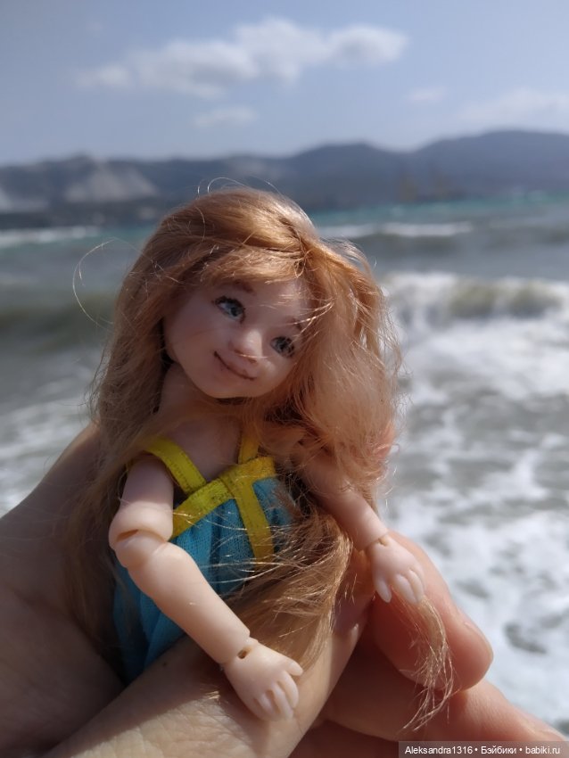 Мила и море🌊 — Домашние фото авторских кукол: личные коллекции