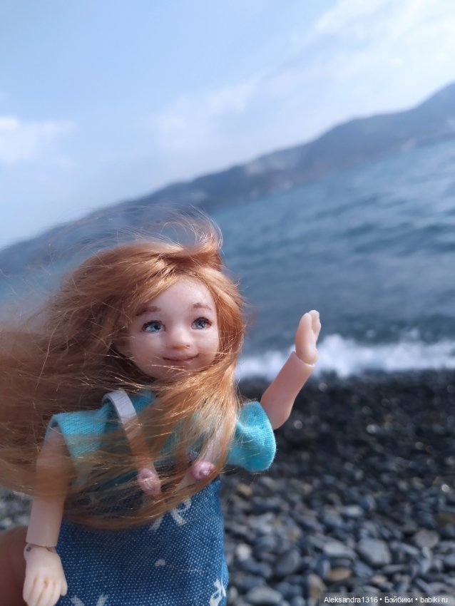 Мила и море🌊 — Домашние фото авторских кукол: личные коллекции (фото 6)
