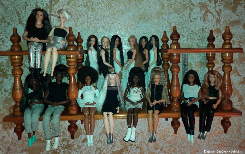 Все мои барби,которые были в коллекции