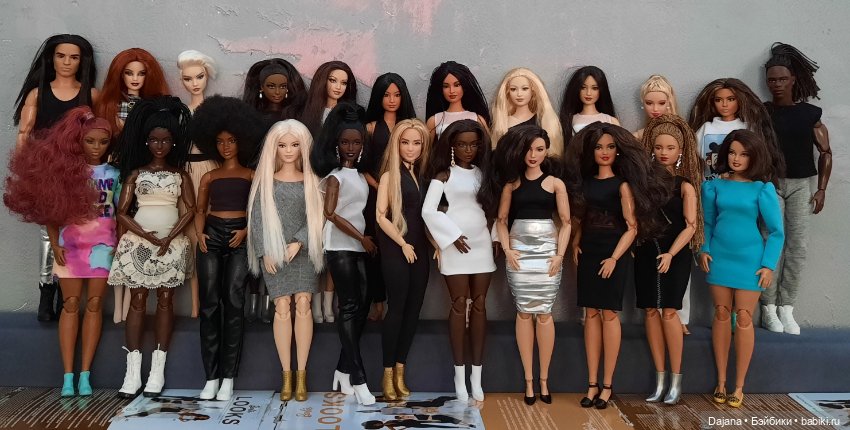 Все мои барби,которые были в коллекции
