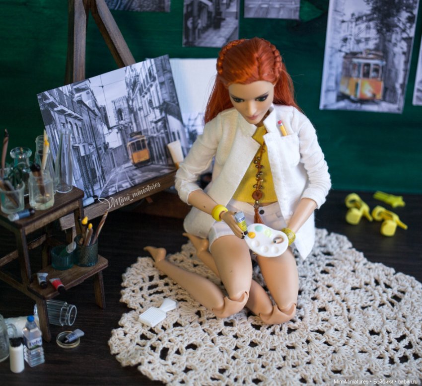 Куклы тоже любят творчество )))