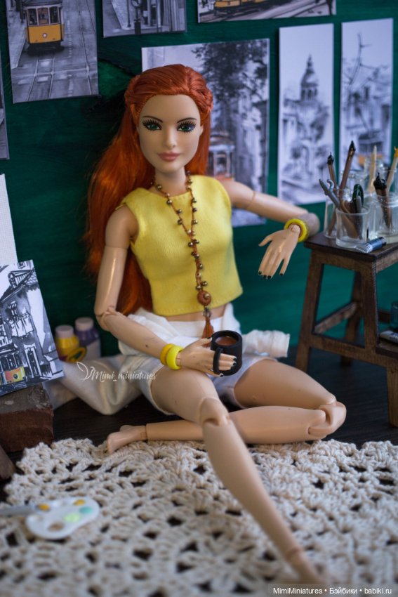 Куклы тоже любят творчество )))