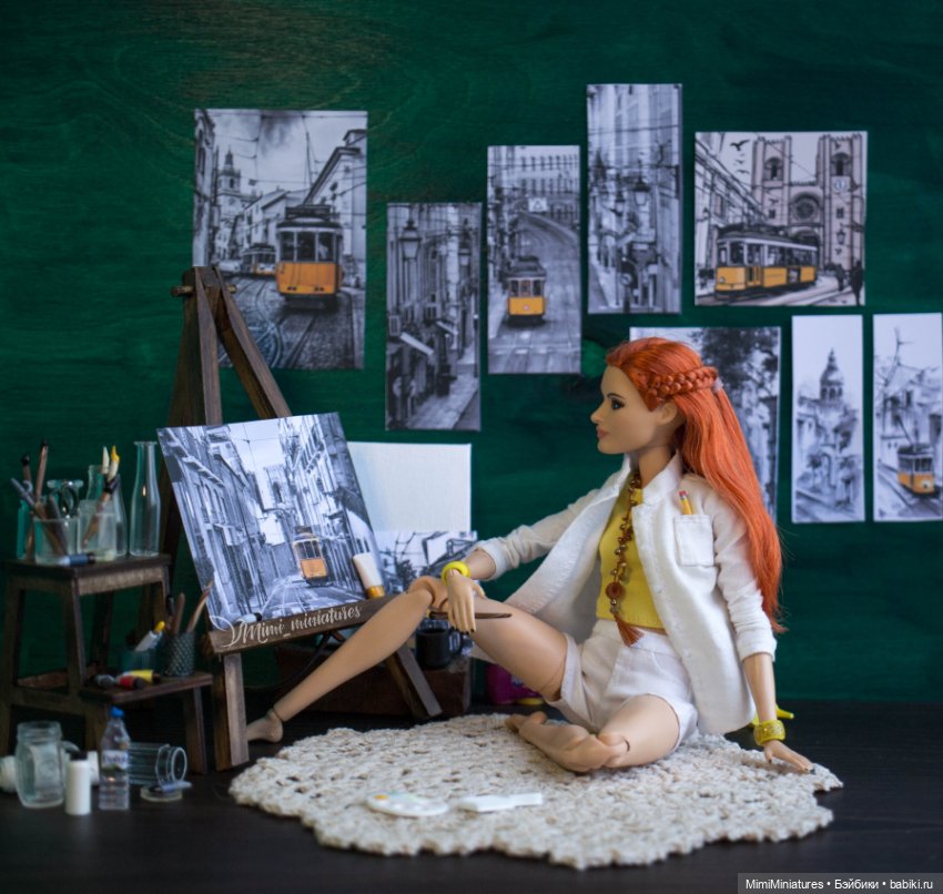 Куклы тоже любят творчество )))