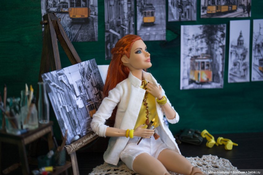 Куклы тоже любят творчество )))