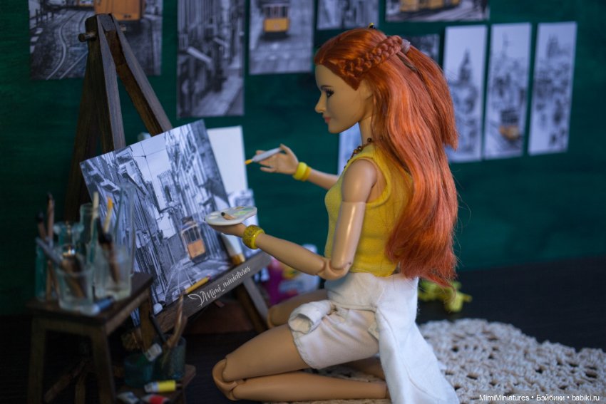 Куклы тоже любят творчество )))