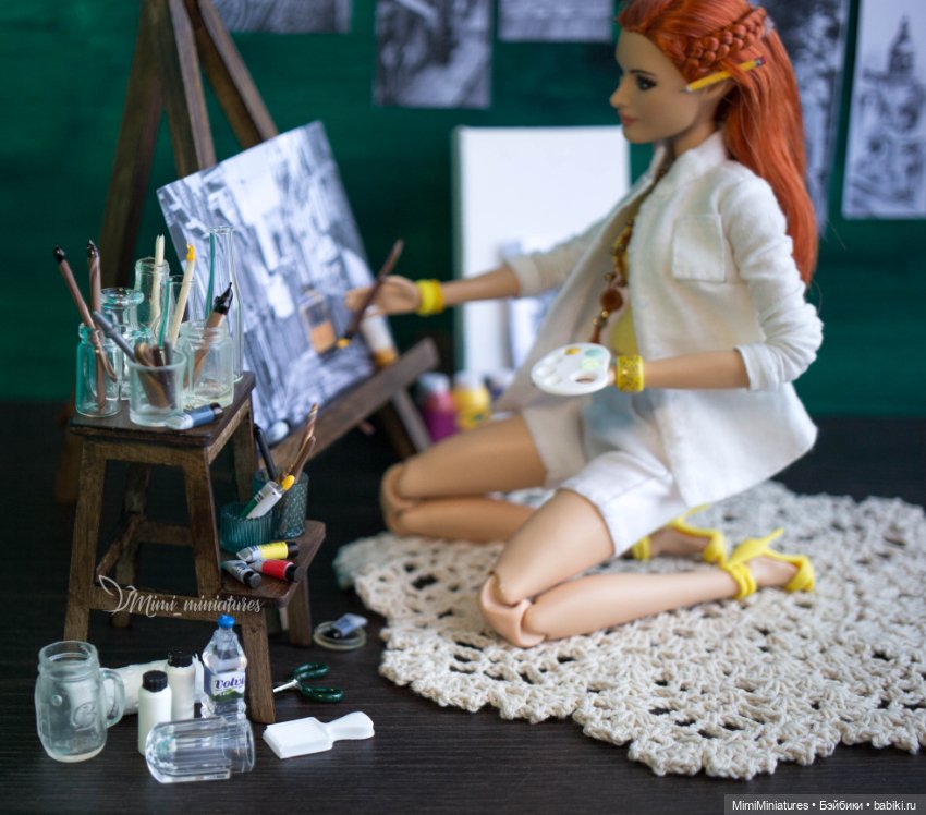 Куклы тоже любят творчество ))) (фото 3)