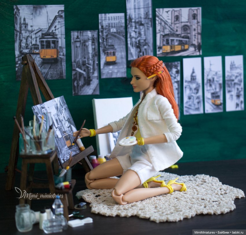 Куклы тоже любят творчество )))