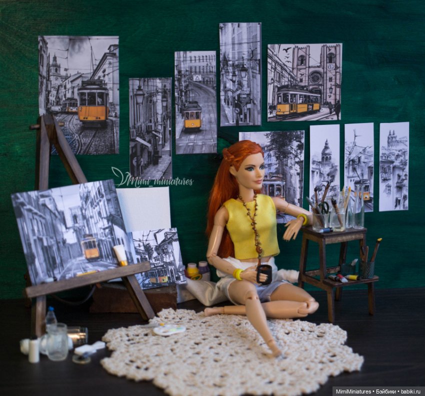 Куклы тоже любят творчество )))