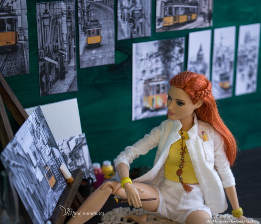 Куклы тоже любят творчество )))