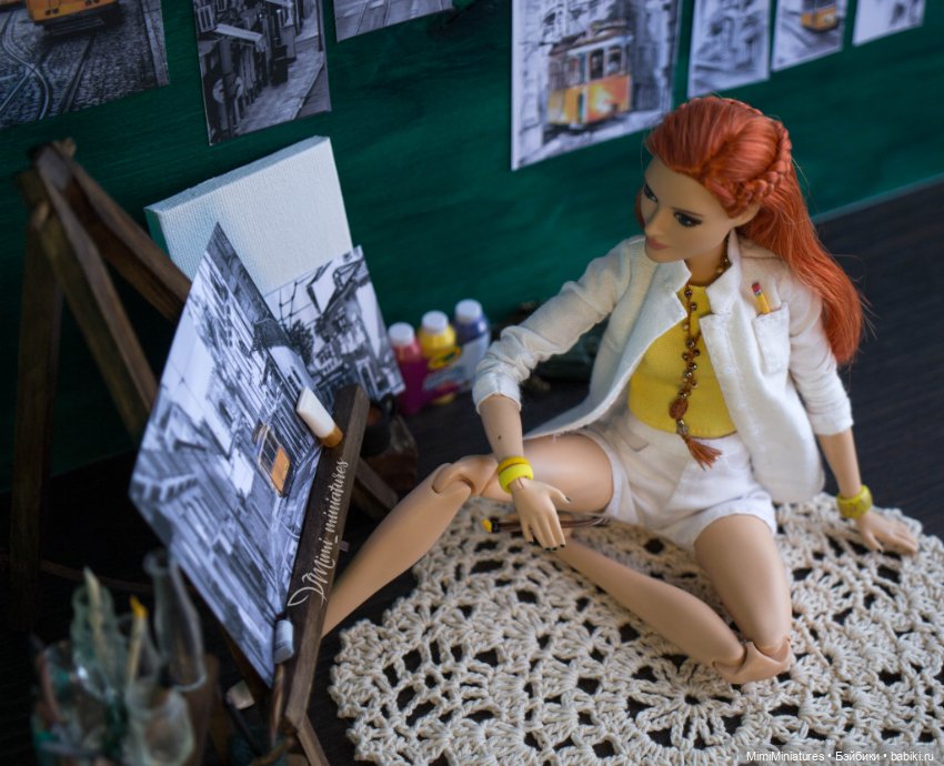 Куклы тоже любят творчество )))