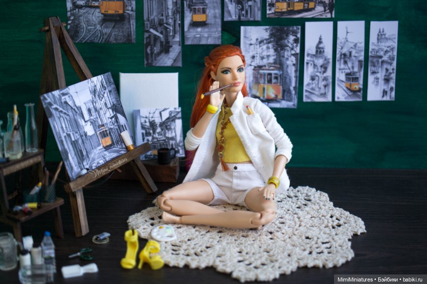 Куклы тоже любят творчество ))) (фото 10)