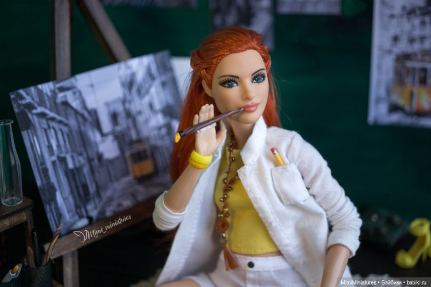 Куклы тоже любят творчество )))