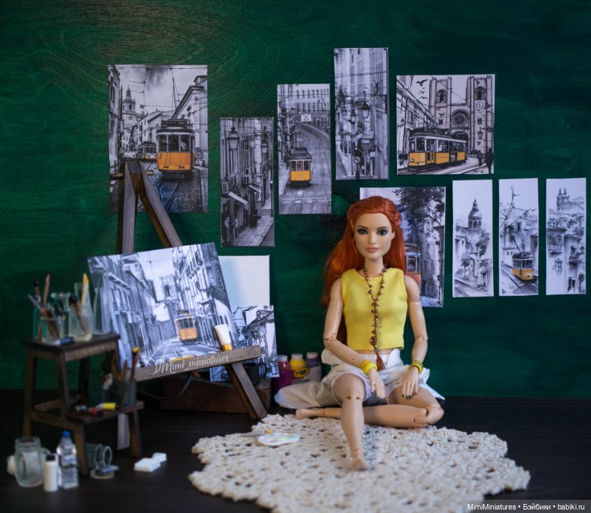 Куклы тоже любят творчество )))