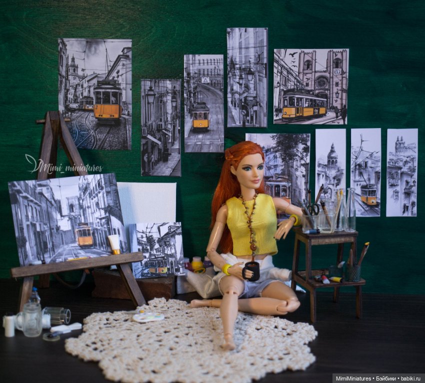 Куклы тоже любят творчество )))