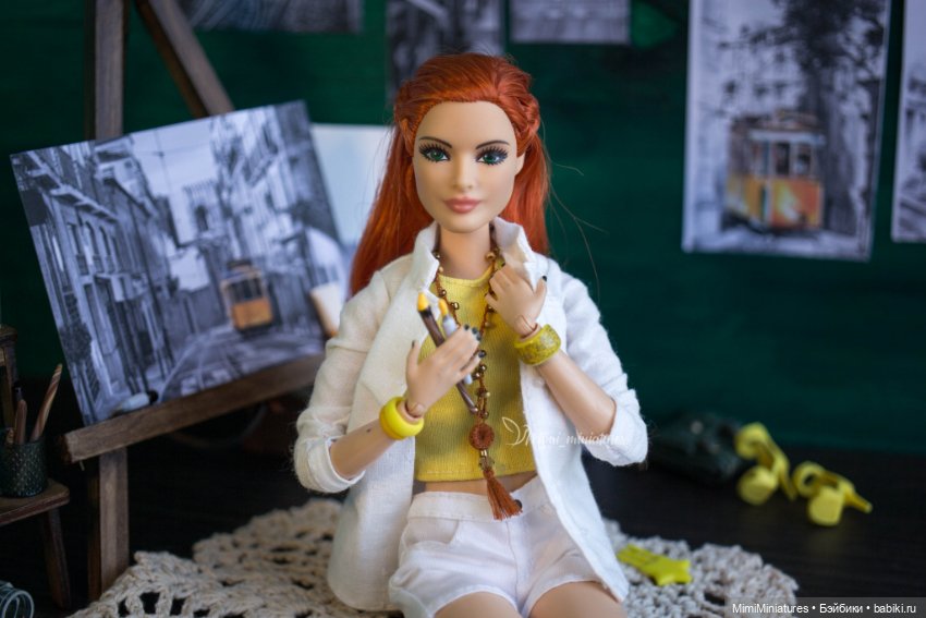 Куклы тоже любят творчество )))