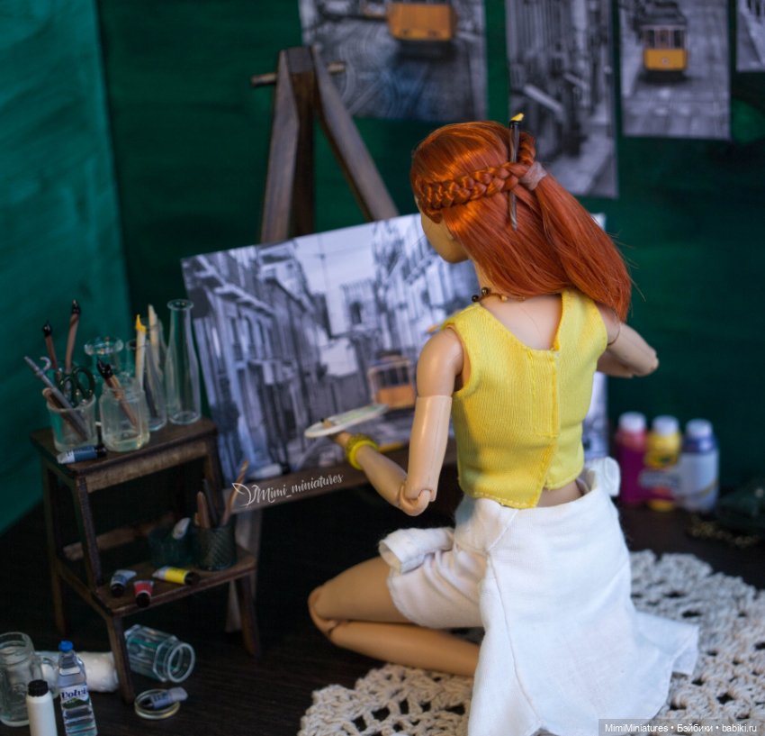 Куклы тоже любят творчество )))