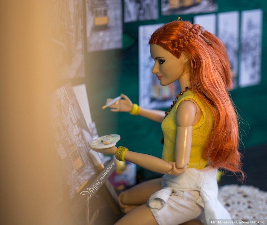 Куклы тоже любят творчество )))