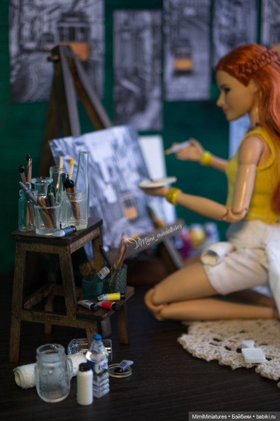 Куклы тоже любят творчество )))