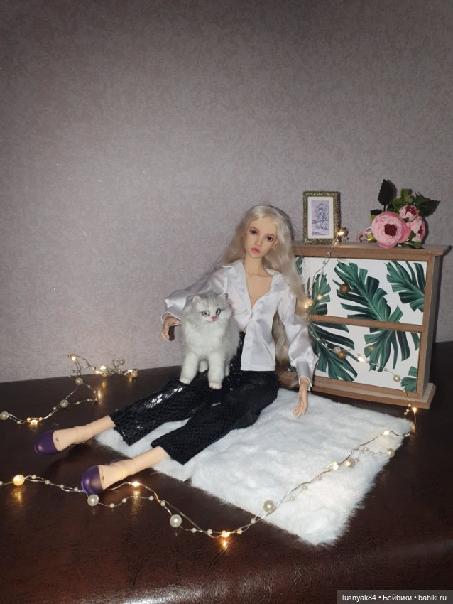 Белая рубашка (Ева) — Авторские куклы BJD (БЖД) у нас дома: фото (фото 3)