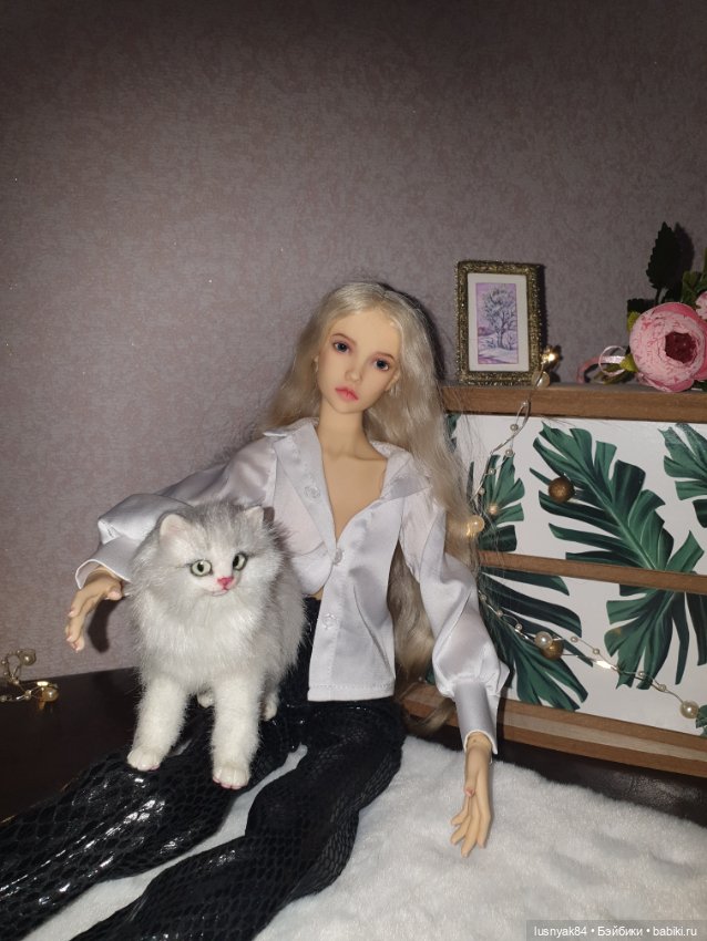 Белая рубашка (Ева) — Авторские куклы BJD (БЖД) у нас дома: фото (фото 4)
