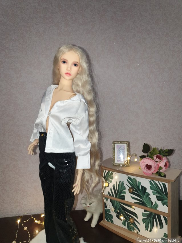 Белая рубашка (Ева) — Авторские куклы BJD (БЖД) у нас дома: фото (фото 2)