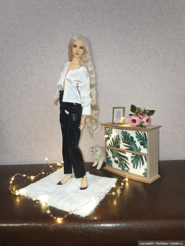 Белая рубашка (Ева) — Авторские куклы BJD (БЖД) у нас дома: фото