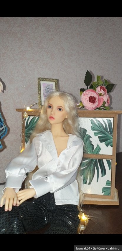 Белая рубашка (Ева) — Авторские куклы BJD (БЖД) у нас дома: фото (фото 7)