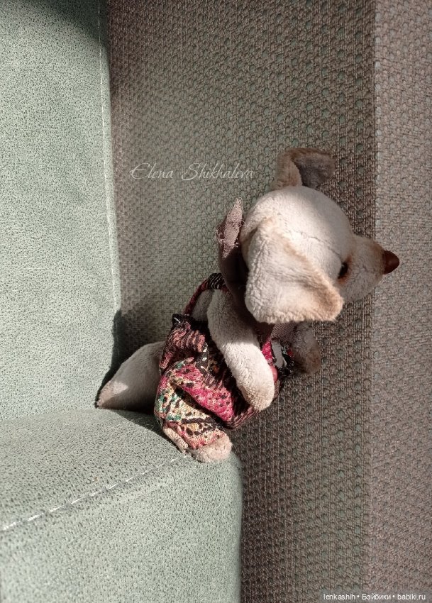 Лисёнок проказник — Текстильные игрушки и примитивы: кофейные (фото 2)