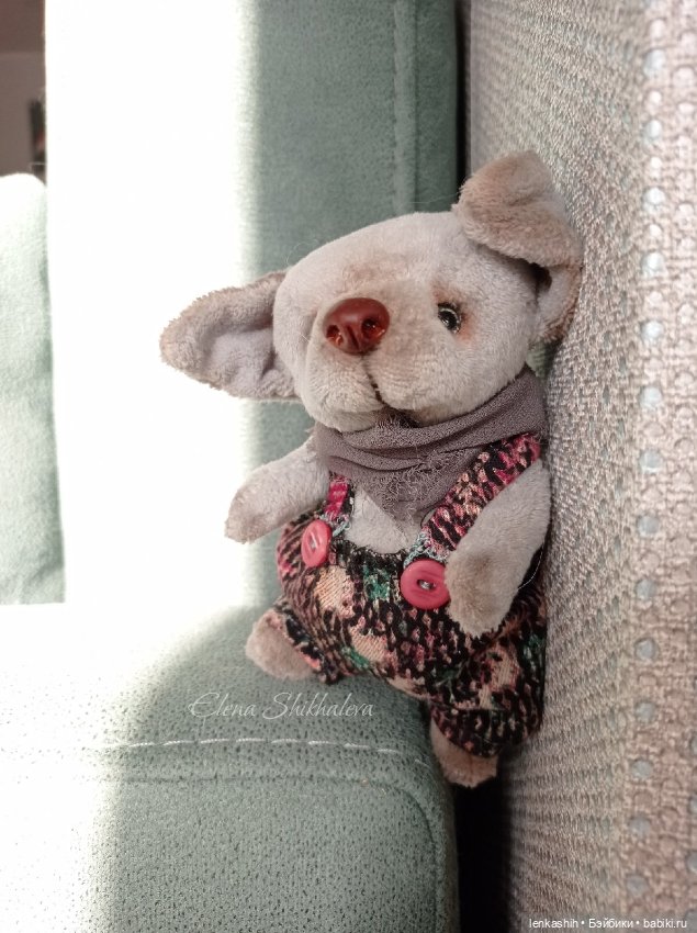 Лисёнок проказник — Текстильные игрушки и примитивы: кофейные (фото 5)