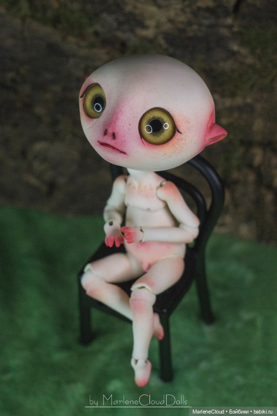 Изгои с росписью — Авторские шарнирные куклы своими руками: лепка