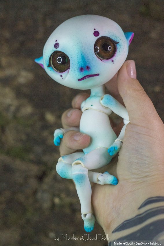 Изгои с росписью — Авторские шарнирные куклы своими руками: лепка
