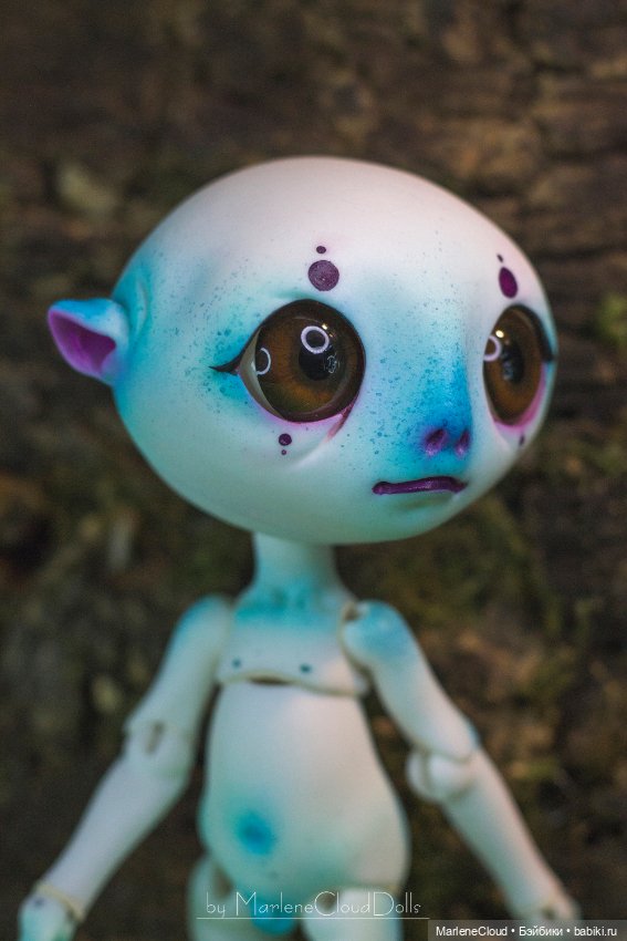 Изгои с росписью — Авторские шарнирные куклы своими руками: лепка