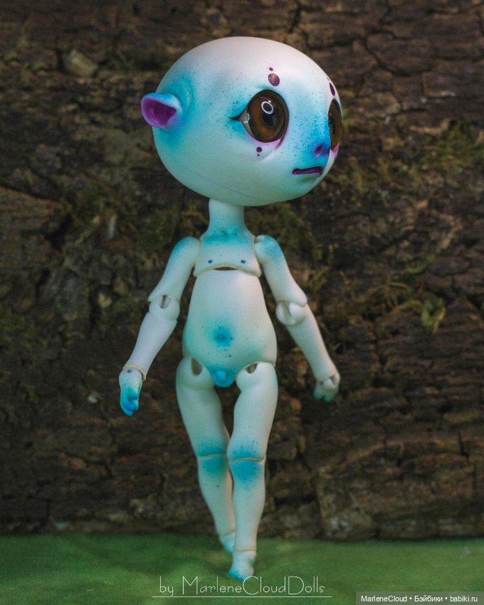 Изгои с росписью — Авторские шарнирные куклы своими руками: лепка (фото 10)