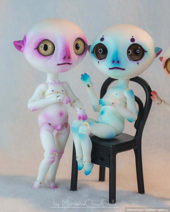 Изгои с росписью — Авторские шарнирные куклы своими руками: лепка (фото 4)