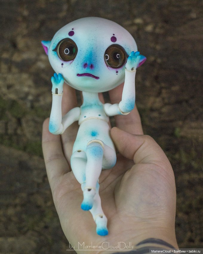 Изгои с росписью — Авторские шарнирные куклы своими руками: лепка