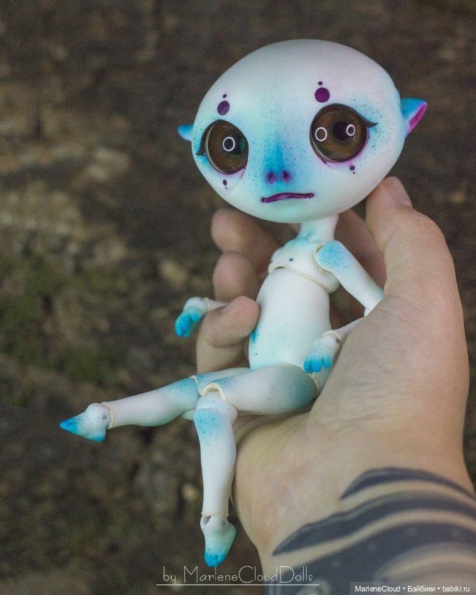 Изгои с росписью — Авторские шарнирные куклы своими руками: лепка