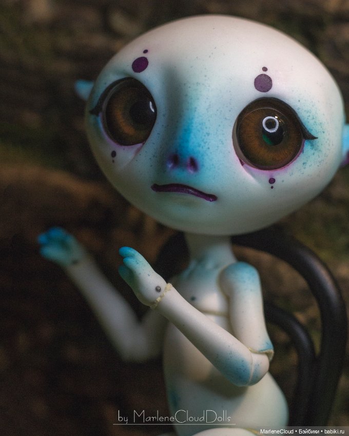 Изгои с росписью — Авторские шарнирные куклы своими руками: лепка