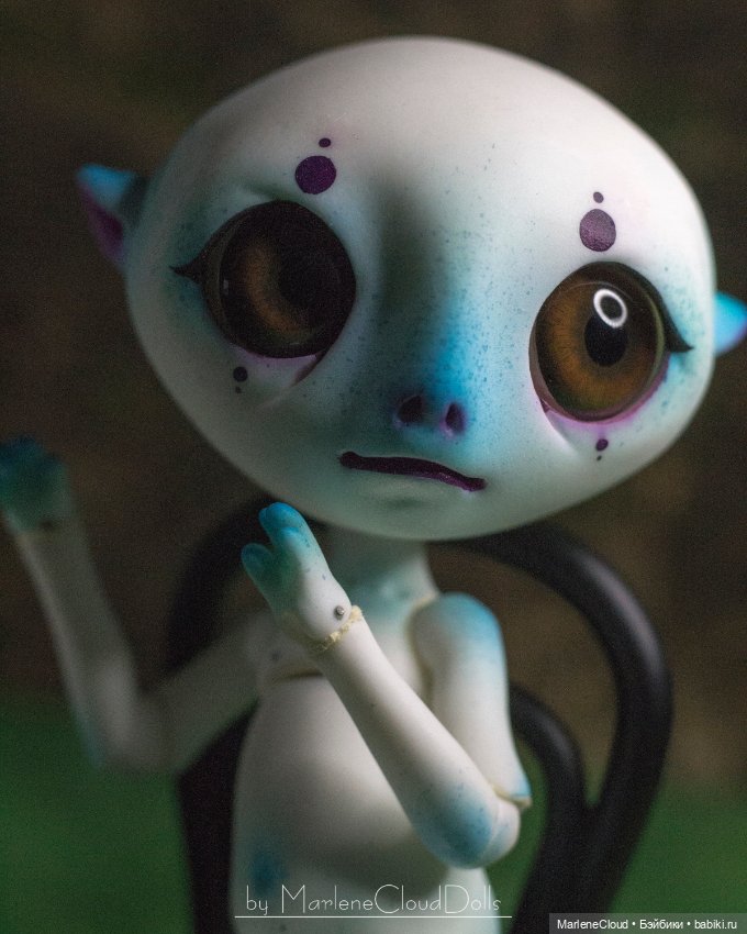 Изгои с росписью — Авторские шарнирные куклы своими руками: лепка