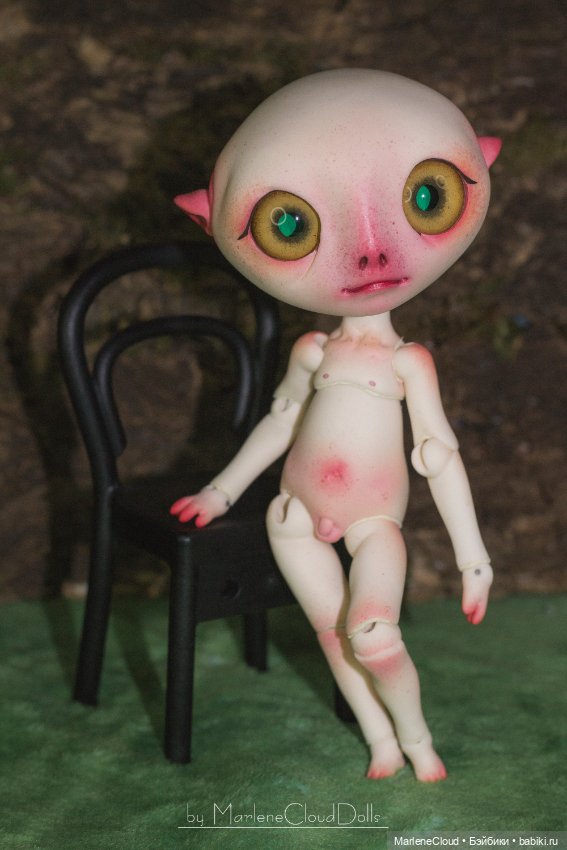 Изгои с росписью — Авторские шарнирные куклы своими руками: лепка