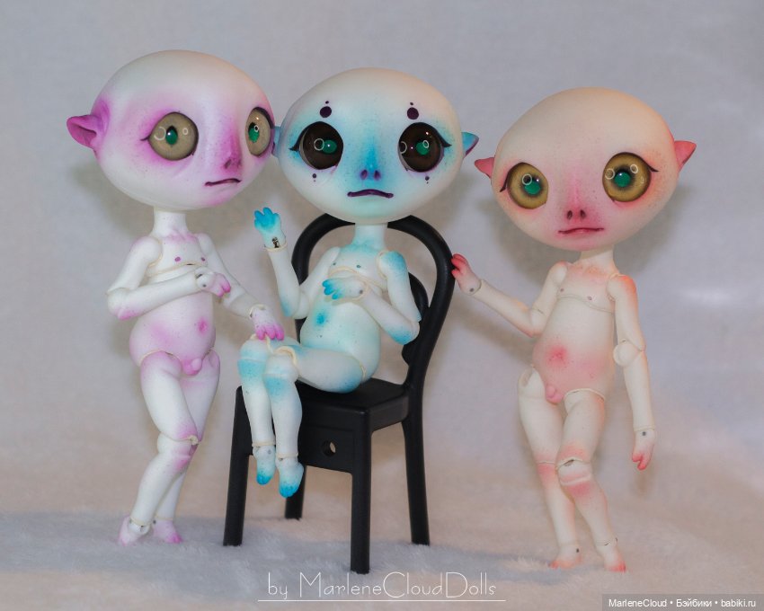 Изгои с росписью — Авторские шарнирные куклы своими руками: лепка (фото 2)