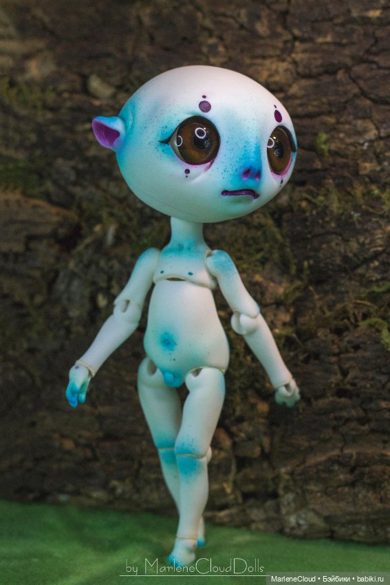 Изгои с росписью — Авторские шарнирные куклы своими руками: лепка