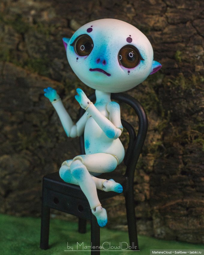 Изгои с росписью — Авторские шарнирные куклы своими руками: лепка