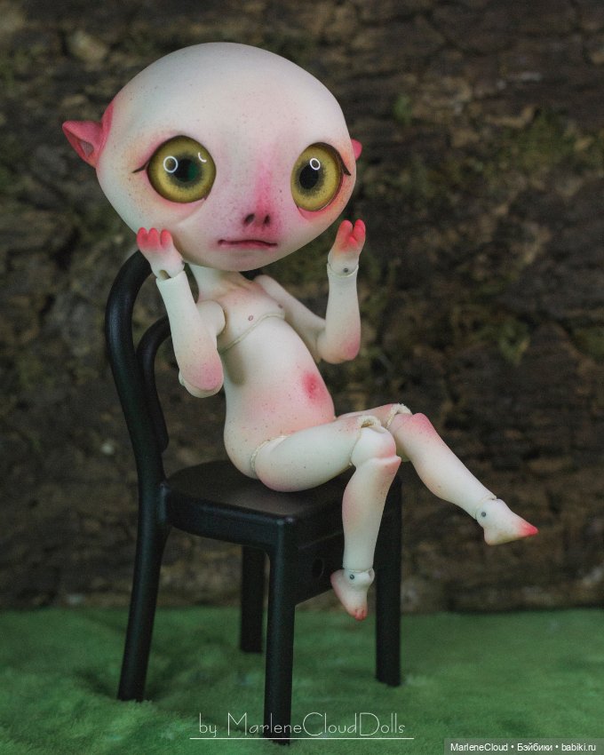 Изгои с росписью — Авторские шарнирные куклы своими руками: лепка