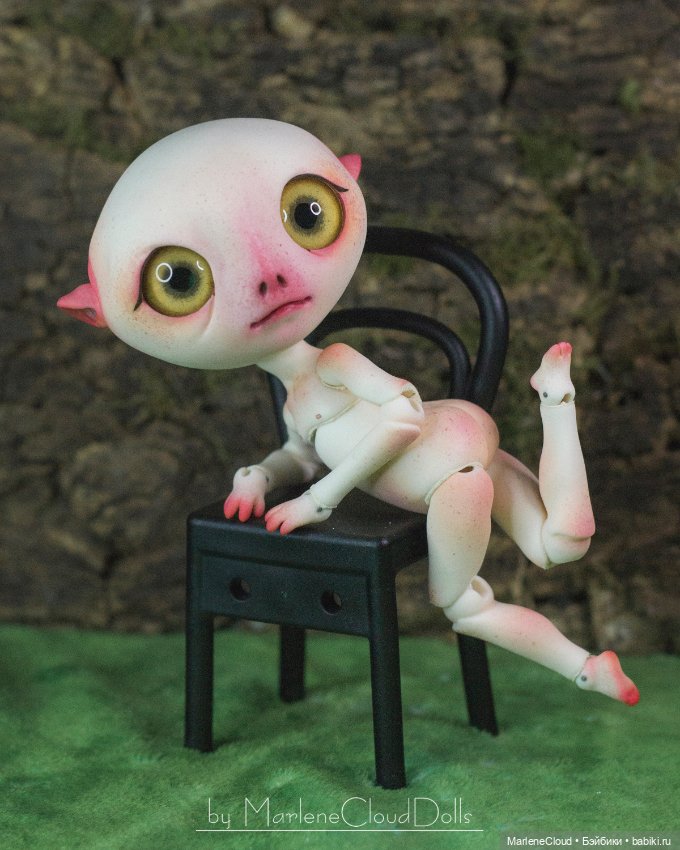 Изгои с росписью — Авторские шарнирные куклы своими руками: лепка