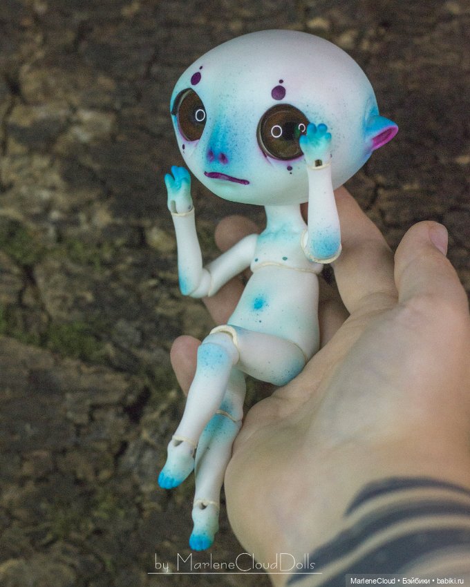 Изгои с росписью — Авторские шарнирные куклы своими руками: лепка