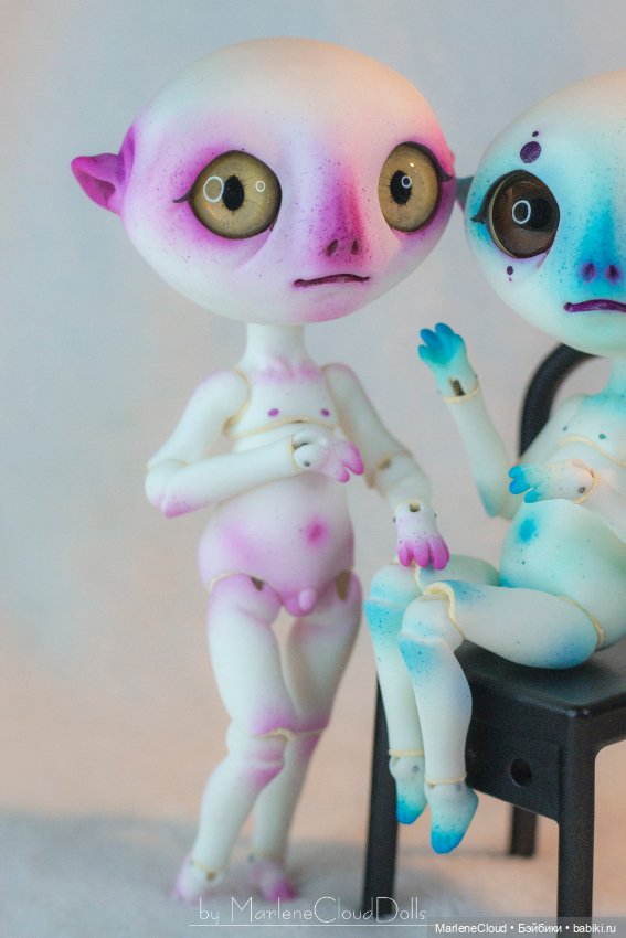 Изгои с росписью — Авторские шарнирные куклы своими руками: лепка (фото 5)