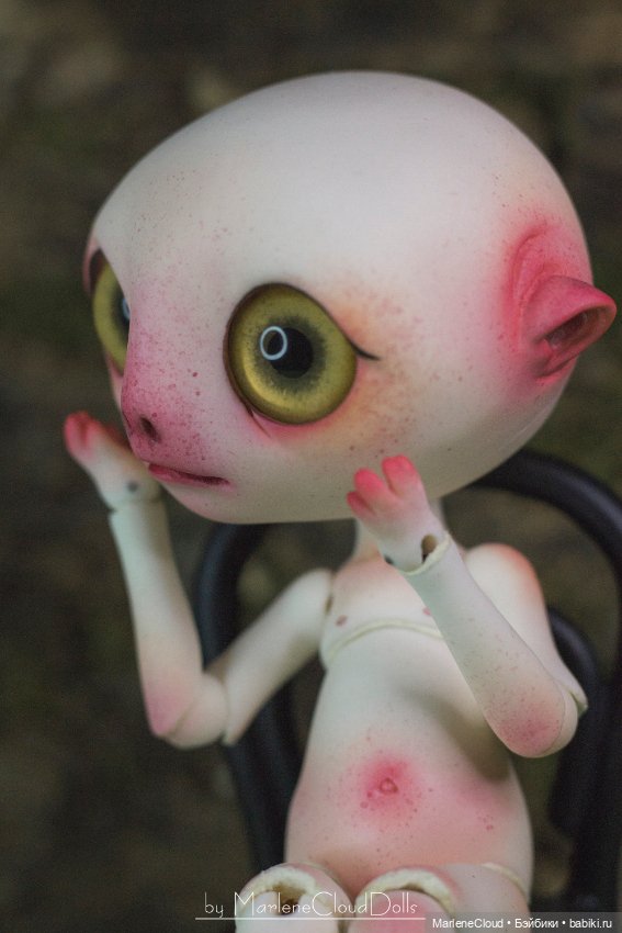 Изгои с росписью — Авторские шарнирные куклы своими руками: лепка