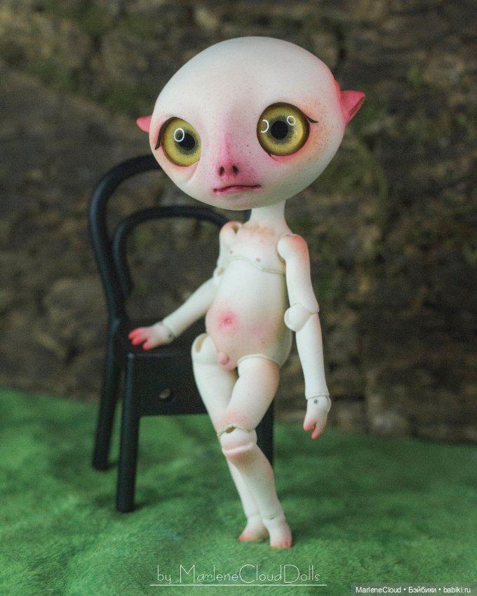 Изгои с росписью — Авторские шарнирные куклы своими руками: лепка