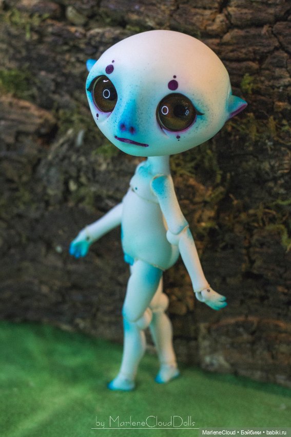 Изгои с росписью — Авторские шарнирные куклы своими руками: лепка (фото 7)